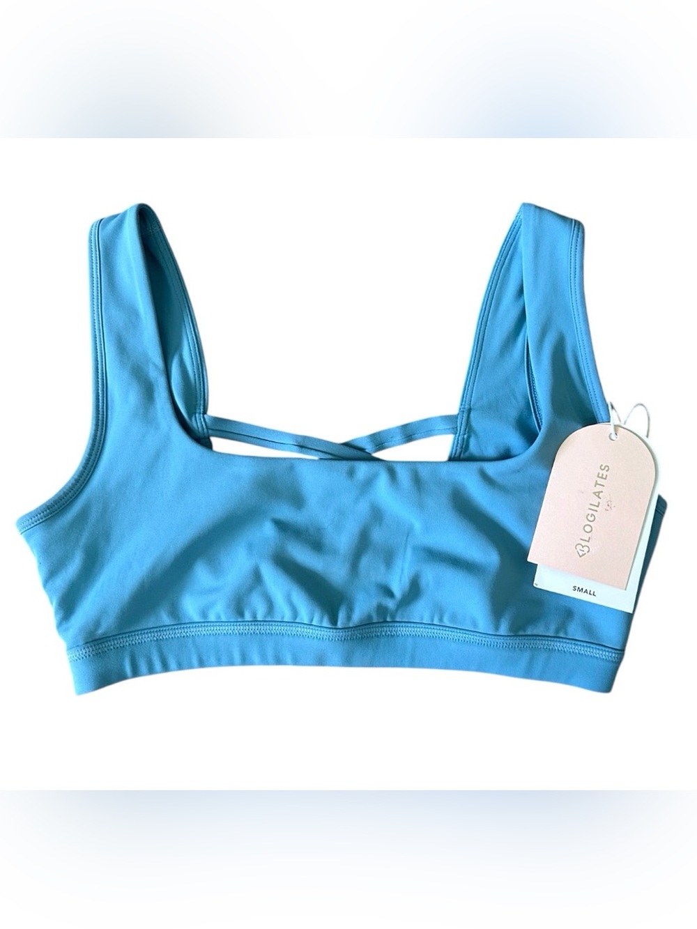 Blogilates Sky Blue Supportive Sports Bra - Small